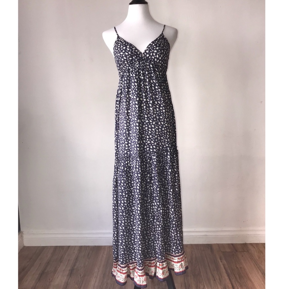Flower Print Maxi Dress